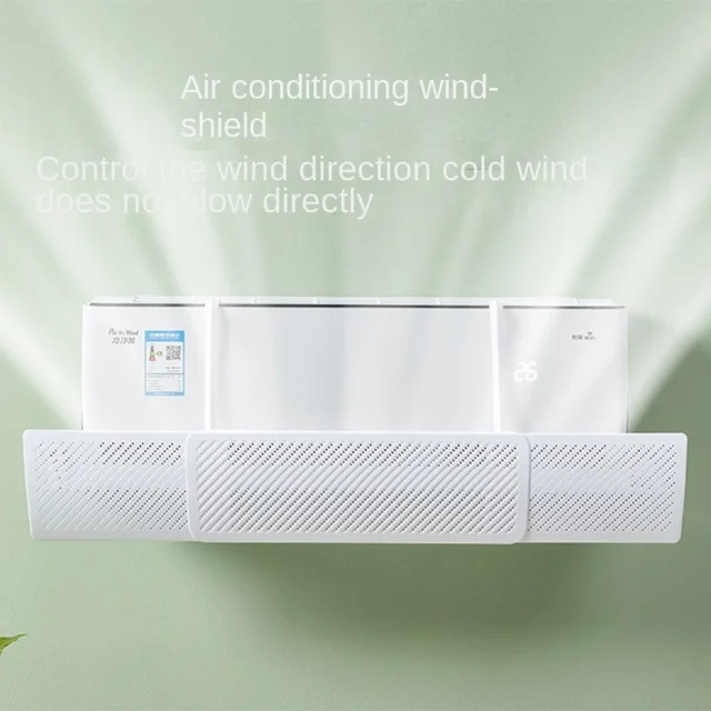 95 Cm-Es Nagy Légkondicionáló Szélvédő Állítható Összecsukható Teleszkópos Kimenet Deflector Léghűtéses Terelőlemez-Gátló Terelőlemez - Image 3