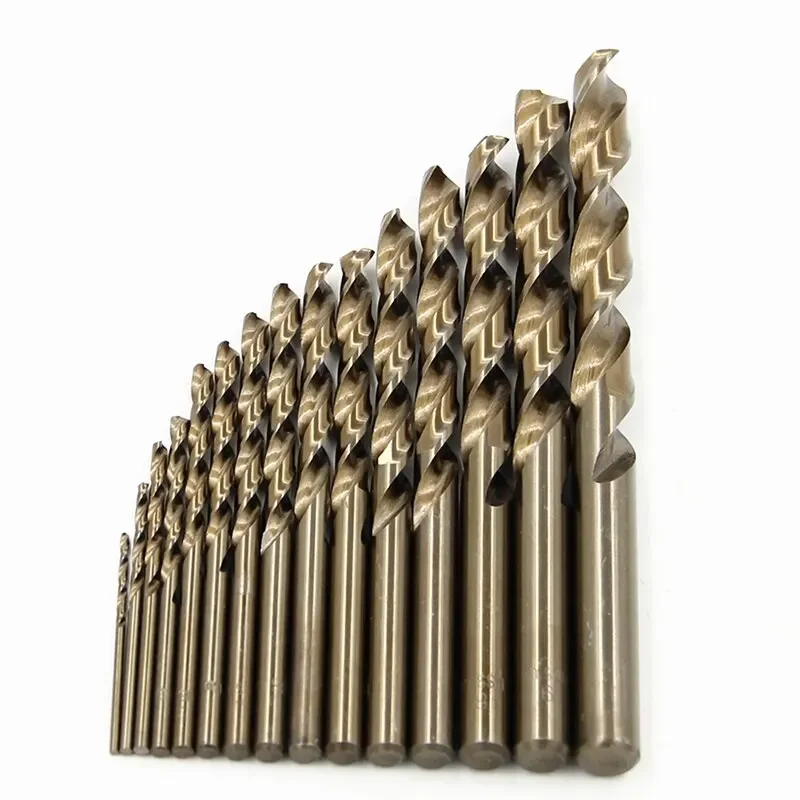 M35 Cobalt Drill Set High Speed Steel 15pc