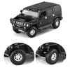 1/32 Hummer H2 SUV Off Road Toy Car JKM Diecast Metal Miniature Model Sound & Light Doors Openable Collection Gift for Kids Boy 3