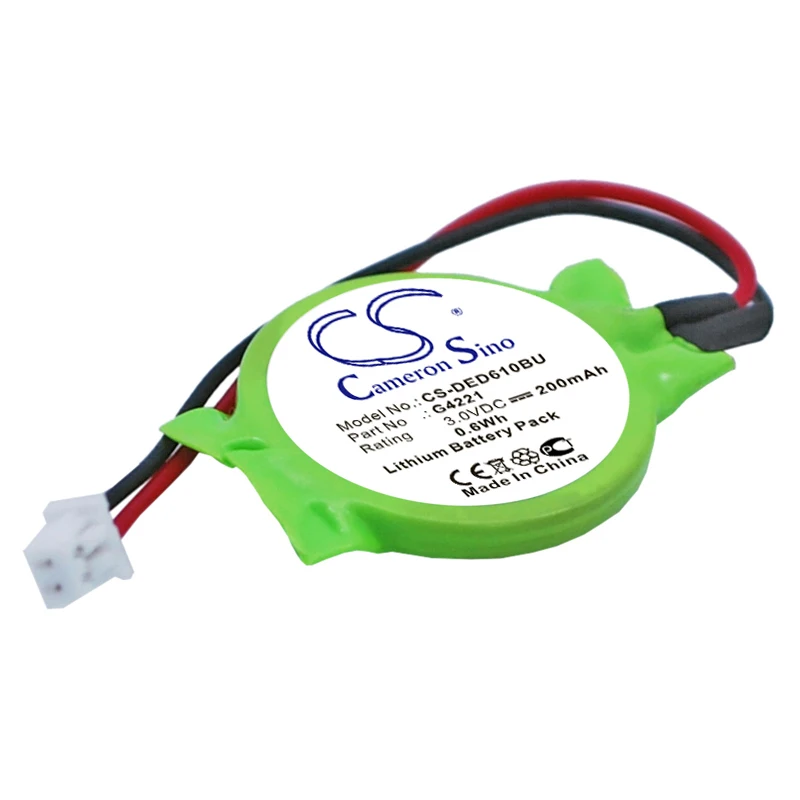 Cmos/Batteria Di Backup Per Dell Latitude D505 D510 D520 D600 D610 D620 D810 D830 Volt 3.0 Capacità 200Mah