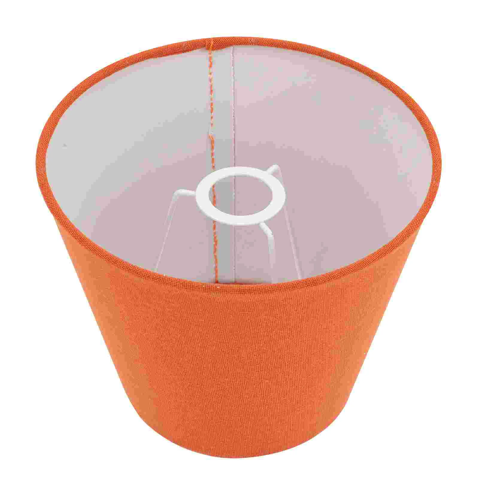 

Linen Medium Lamp Shade Replacement Clip- on Drum Lamp Shades Fabric Lampshade for Table Lamp and Floor Light E14 Red