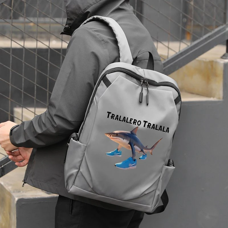 Italian Brainrot Funny Tralalero Tralala Laptop Bag