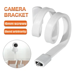 1/4 In Thread Gooseneck Camera Holder Silicone Selfie Snake Creative Bracket Crib Support Monitor Bracket Baby Monitor Bracket