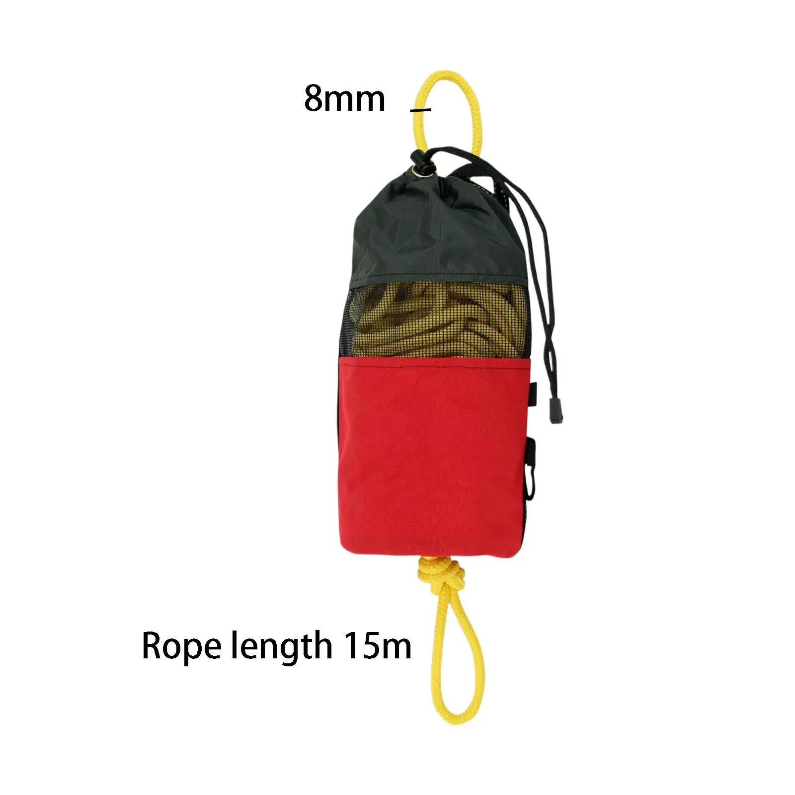 Throw Bags for Water with Rope Throwing Line Accessories Rope Throw Bag for Water Sports Kayak Ice Fishing Canoe Swimming
