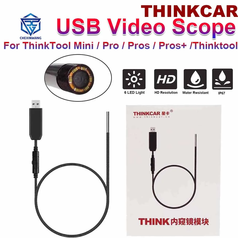 ThinkCar USB Endoscope Videoscope With LED Lights – For 688/692 Models 5 thumbnail image