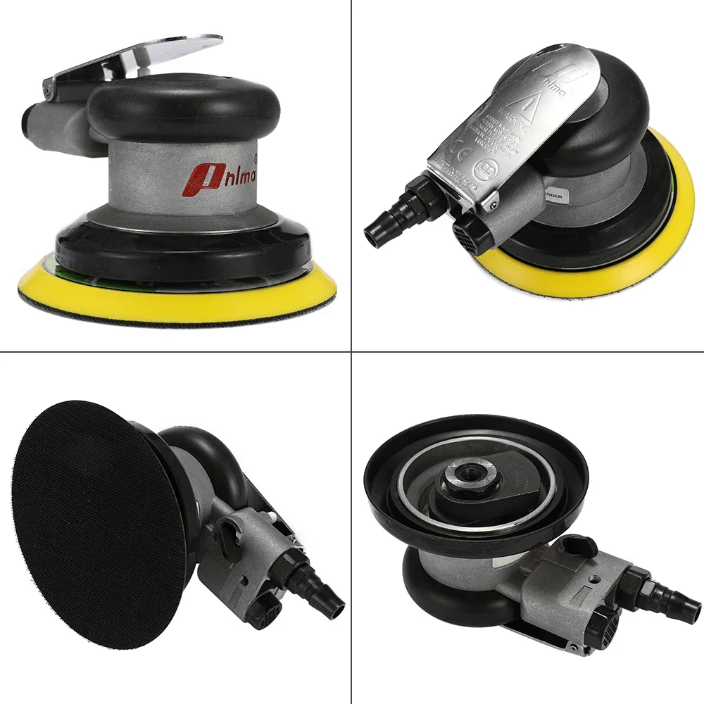Pneumatic Tools Polishing Machine 5 Inch Round Polished Grinding Hand Tool Air Sander Sandpaper Random Orbital Grinder Tools