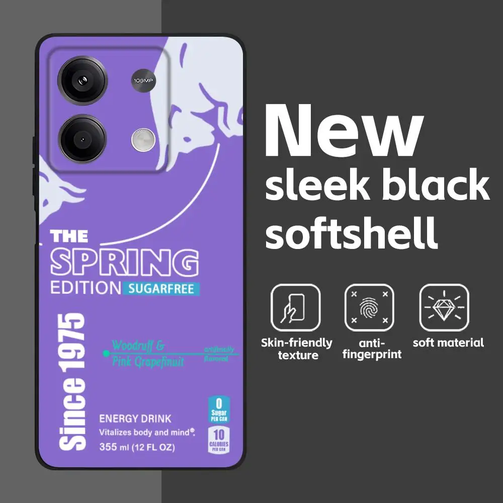 Red Bulls Soft Black Phone Case