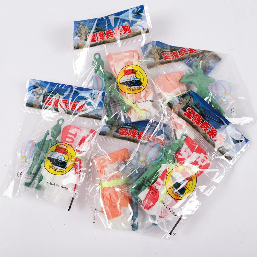 15Pcs Mini Hand Throwing Soldiers Parachute Educational Flying Toys for Kids Birthday Party Favors Goodie Bag Pinata Filler