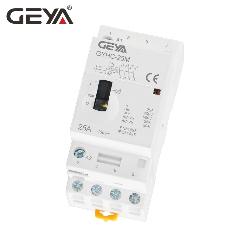 geya contator modular gyhc 4p 16a 20a 25a 01