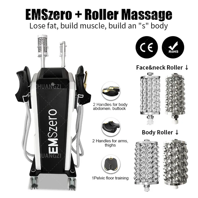 The newly launched 2-in-1 emszero+roller machine muscle booster