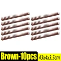Brown- 10pcs