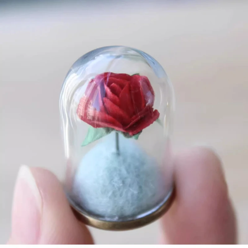 반려동물 털 기념병 강아지 이빨 기념병 장식품 DIY 장미 개 고양이 기념품 반려동물 장례 용품