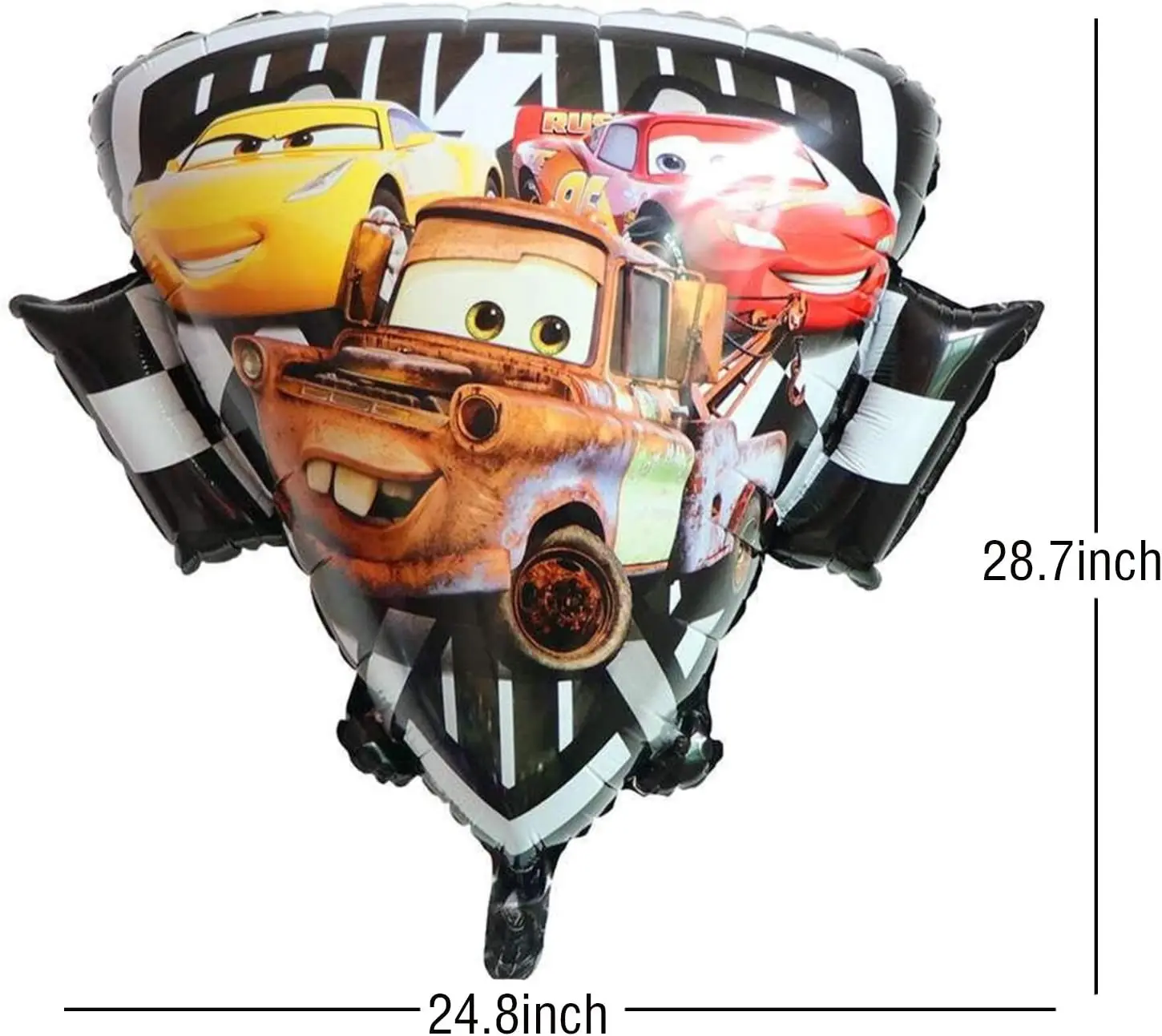 Disney Cars Lightning McQueen, globo con número, ramo Mater