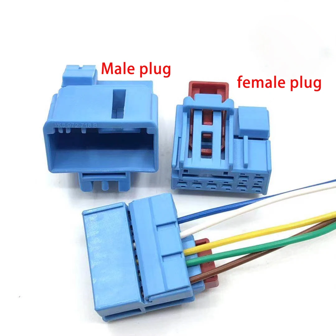 

Car taillight plug Streamer taillight 8-hole plug 1K8 972 928B 718B