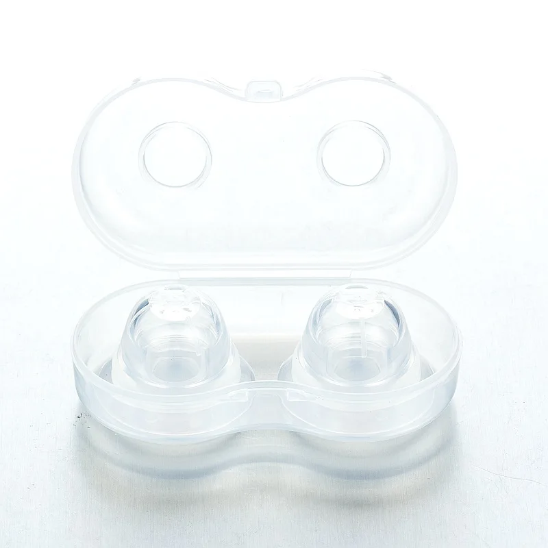 2PCS Silicone Nipple Correction Niplette Welnove Nipple Shield Sucker Corrector Flat nipple sucking corrector