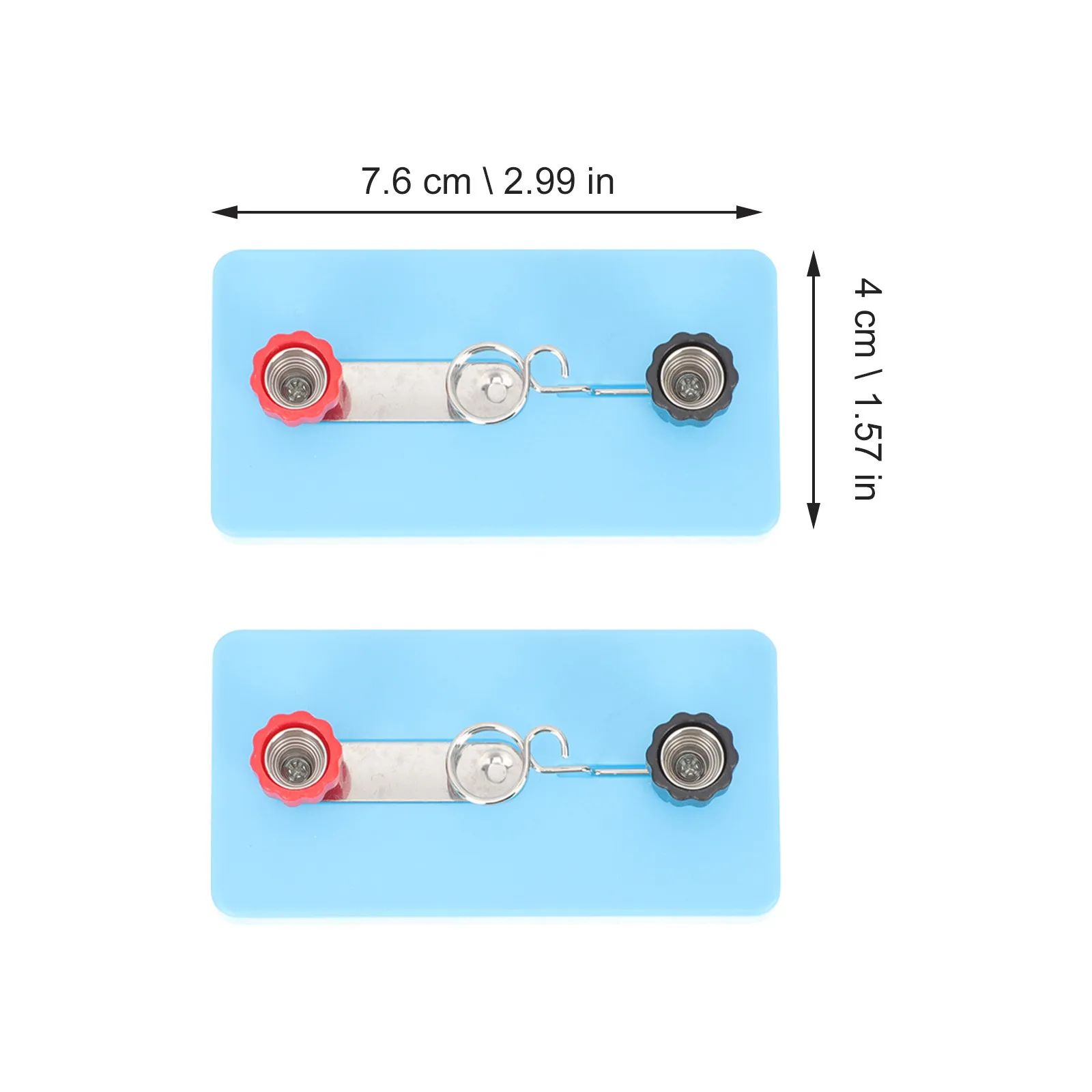 기본 전기 원리 물리학 실험실 교육 용품 회로 실험 재료를 위한 8Pcs DIY 전구 홀더 키트
