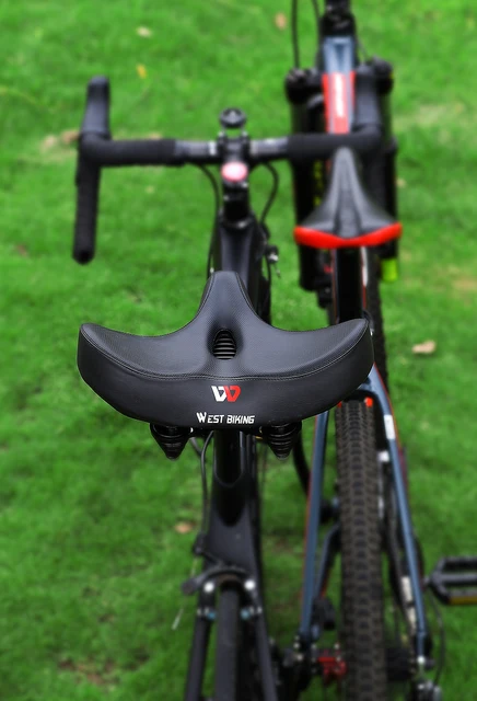 Selle De Vélo Lampa Confortable Avec Amorti - Noire, Universelle Pour VTT/ville