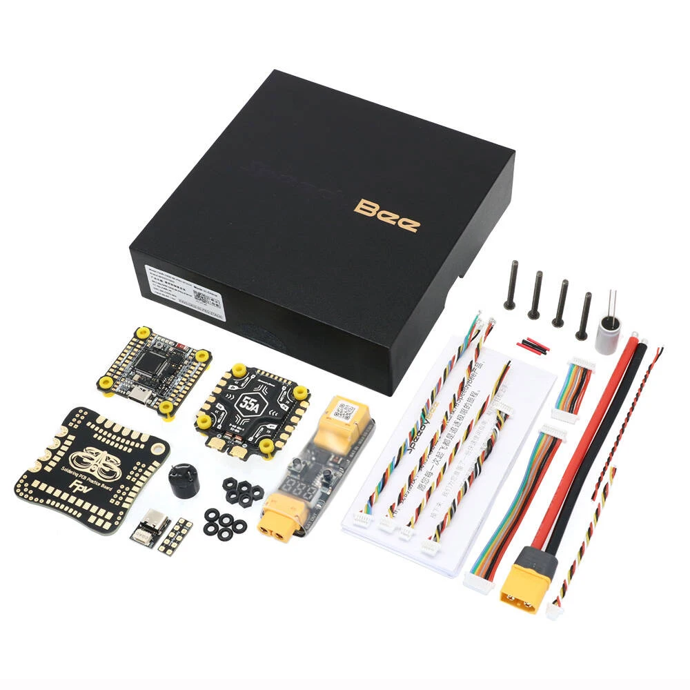 Speedybee F405 V5 32-bit 55A 30.5*30.5mm Model Aircraft Stack (F4 V5 Flight Controller+OX32 55A 4in1 ESC) For RC FPV Drone thumbnail 2