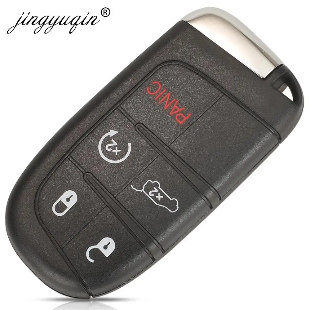Key Shell SIP22 Blade Smart Remote Car Fob for Jeep Renegade Compass 3/4/5 Buttons