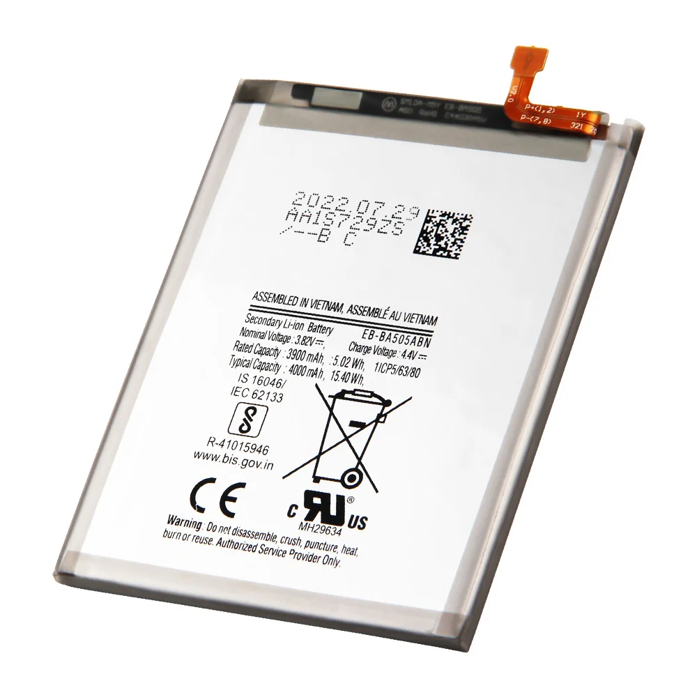 SM-A205FN Substituição 4000mAh Da Bateria