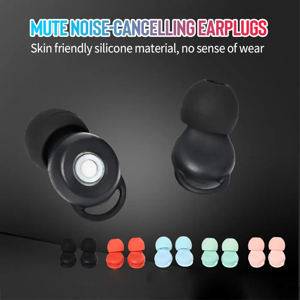Professional Portable Noise Reduction Soundproof Ear Plugs Sleep