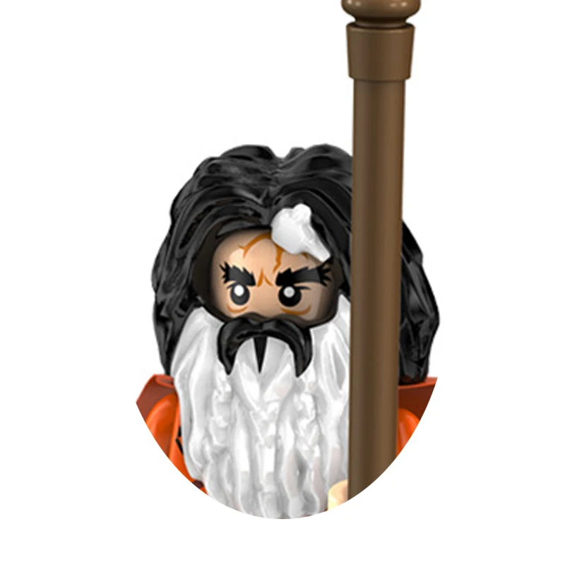 Mini Ring King Figure Building Blocks Elves Orcs Army Gandalf Aragon Frodo Dwarf Knight Action Doll Model Brick Kid\'s Toy Gifts