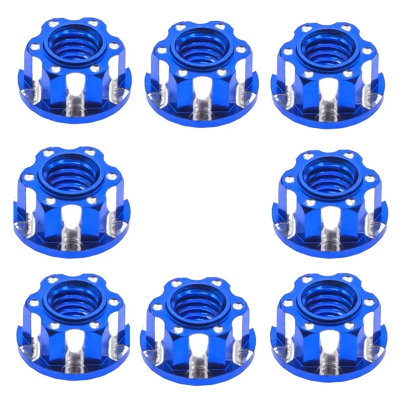 8 Pcs For TRX4 Wheel Hex Nuts For 1/10 RC Car Crawler Traxxas TRX4