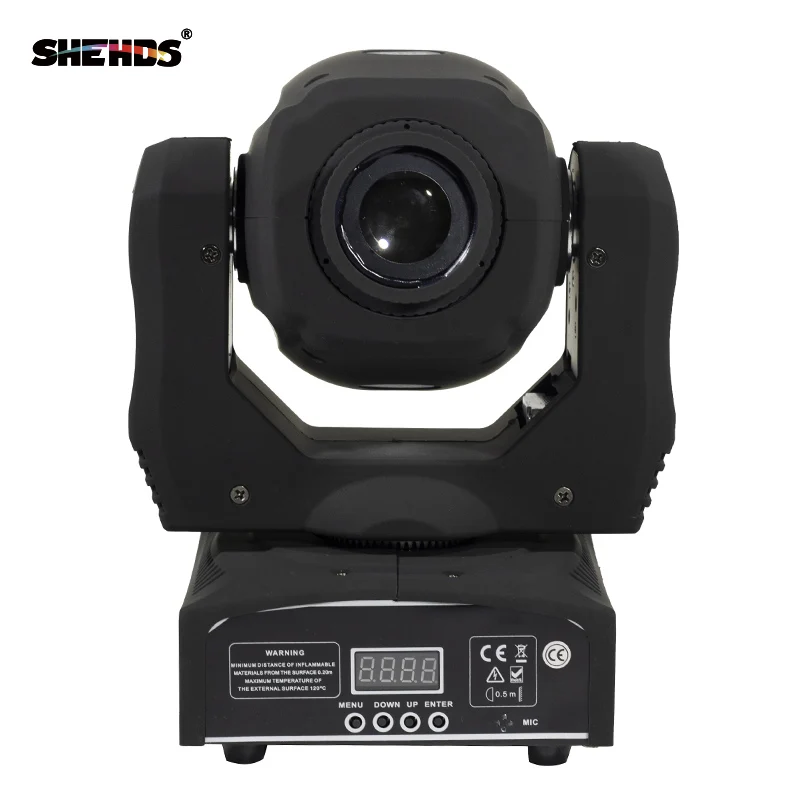 2pcs 60W LED Spot Moving Head Spot Light DMX512 Device For Dj Disco Bar Party Nightclub SHEHDS Stage Light