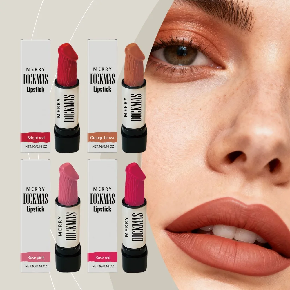 Secret Party Weihnachtslippenstift – Langanhaltender, matter Schimmer, seidig-weicher Samtlippenstift mit hoher Deckkraft – Make-up-Kosmetik für Damen_voghion.com