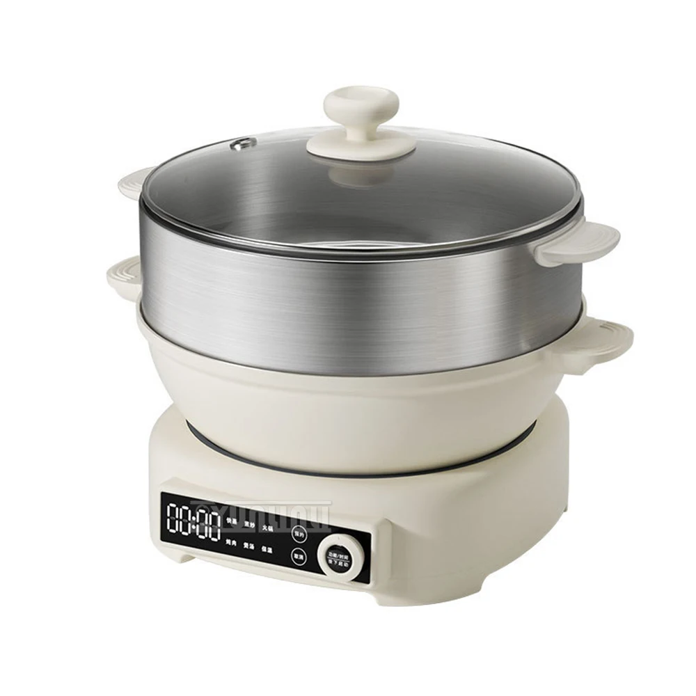 5L Multifunctional Steam Cooker Kitchen Cooking Pot Electric Hot Pot Steamer Frying Pan Cozinha Panelas 2