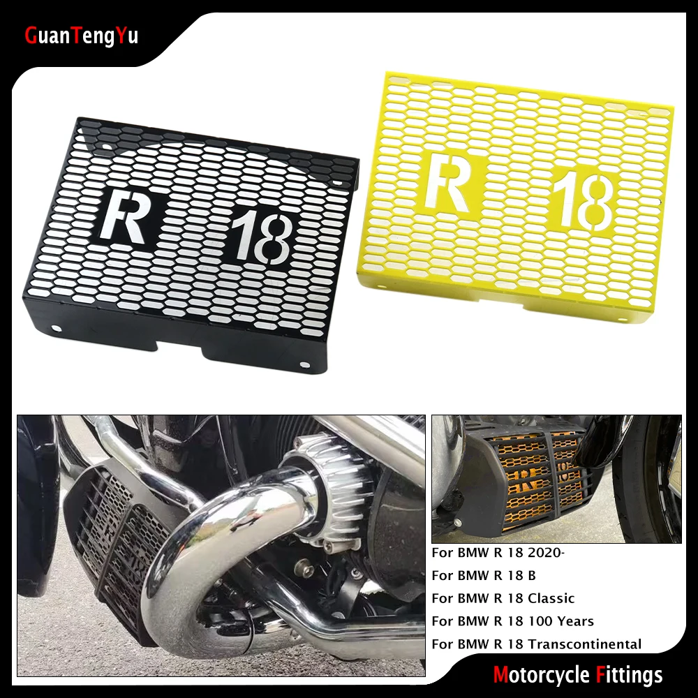 Motorcycle-Radiator-Protector-Oil-Cooler-Protection-Grille-Cover-Fits ...