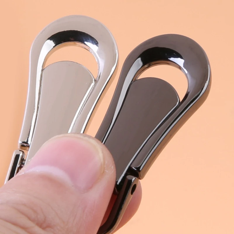 Thickened Detachable Metal Zipper Puller for Jackets and Bags Universal Plated Metal Zipper Pullers Sewing Accessories