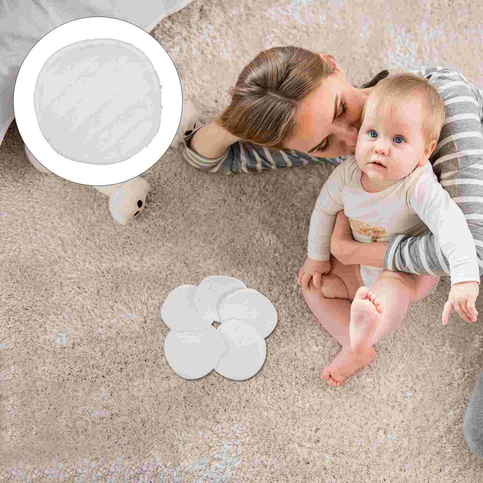 10 PCS Washable Breast Pads Baby Pillow Extra Large Nipple Covers Balm for Breastfeeding Nursing