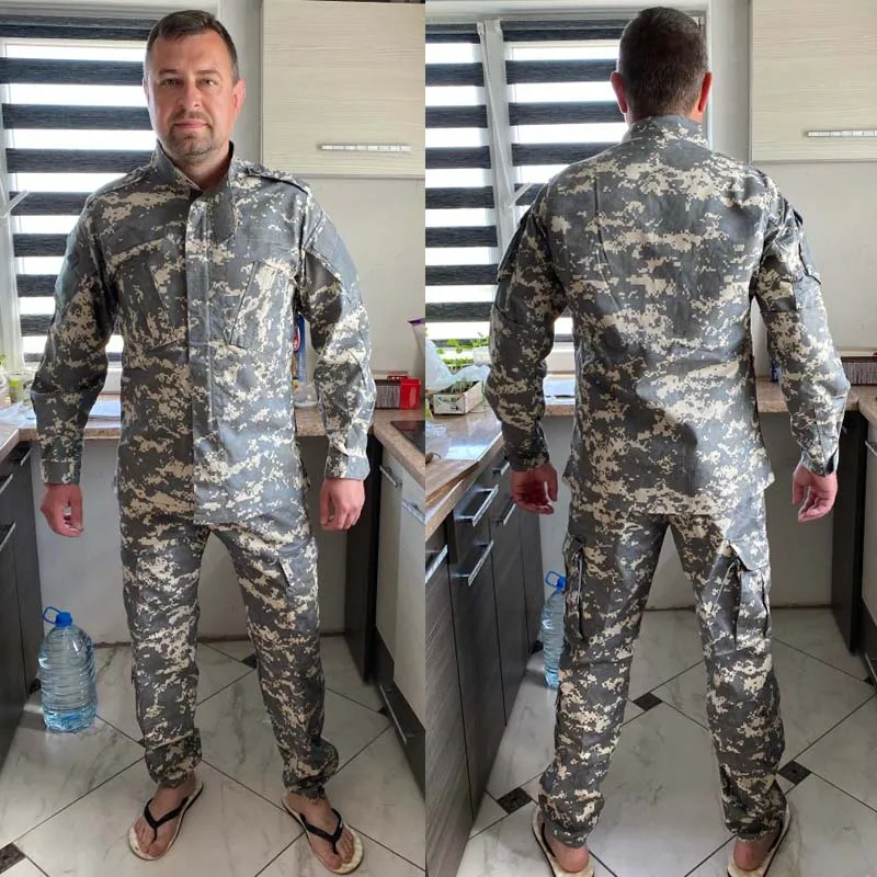 Multicam Camo Männlichen Sicherheit Kampf Uniform Einheitliche Taktische Kampf Jacke Spezielle Kraft Training Armee Kleidung Safari Anzug Hosen