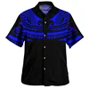 Summer New Vintage 3D Polynesian Islands Printed Shirts Coat Of Arm Graphic Short Men Fashion Cool Clothes Top 4