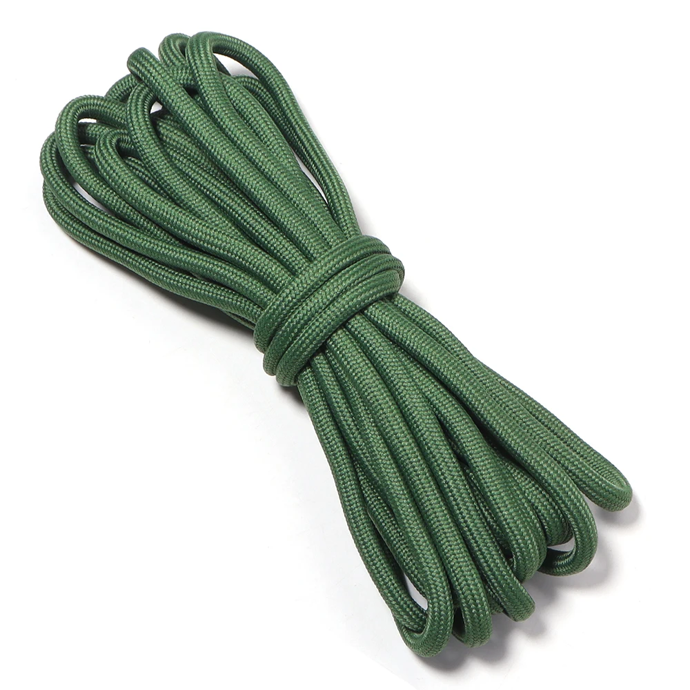Colorful Polyester Braided Rope for Jewelry Making and Handcraft Accessories - 5 Yards, 5mm