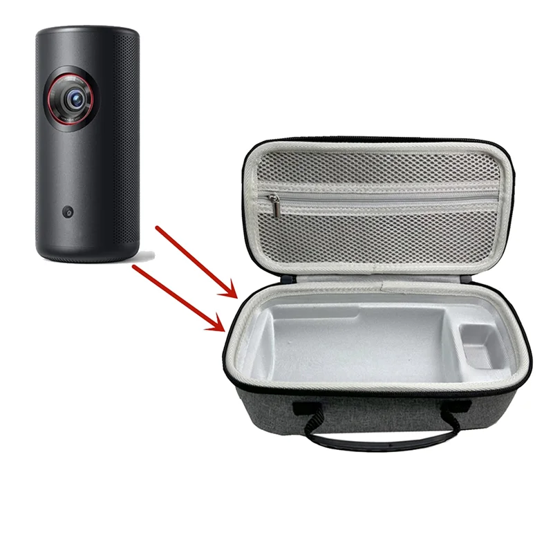 Hard EVA Travel Storage Case Projector Portable Bags for the Freestyle / Anker Nebula Capsule 3 Laser-1080P NND
