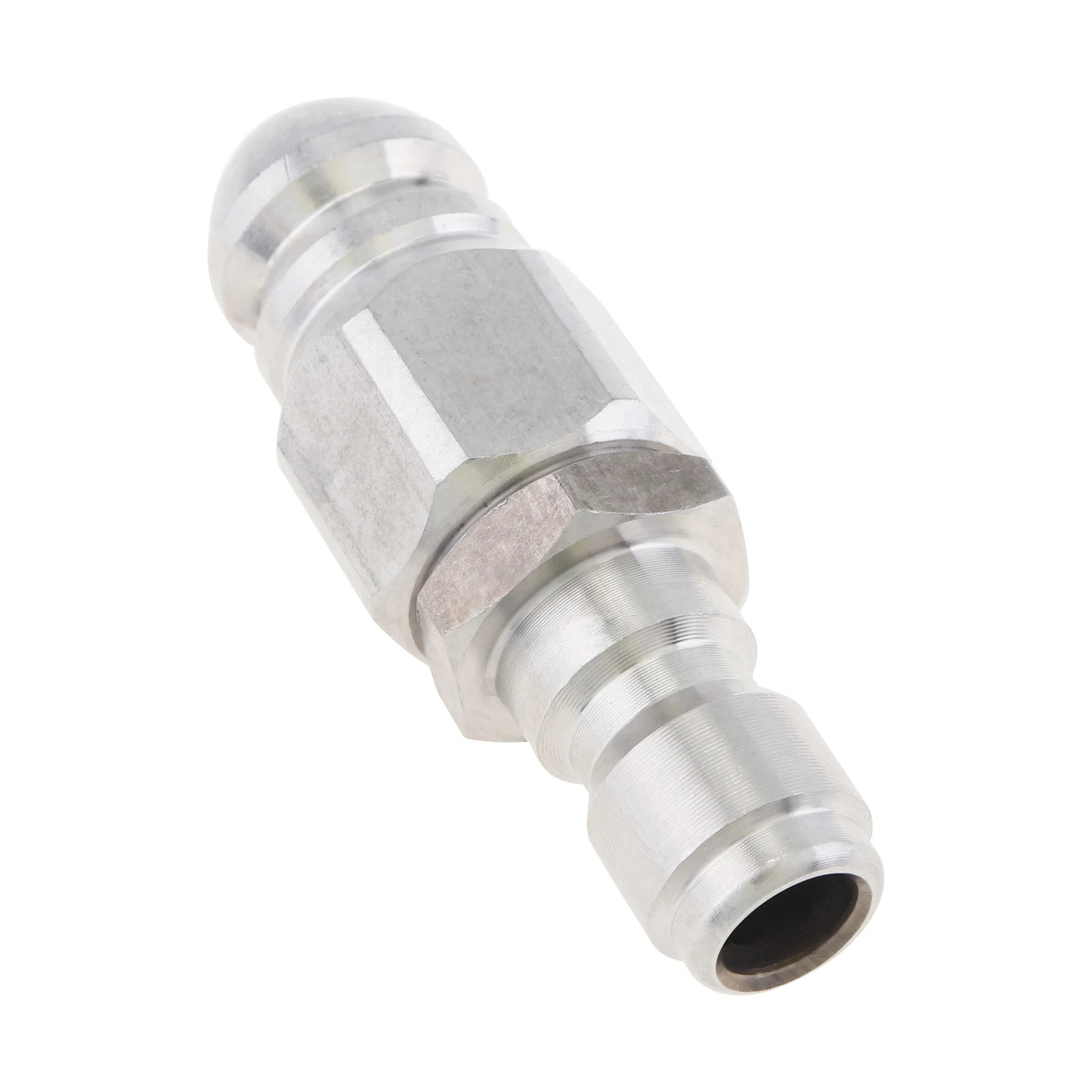 Pressure Washer Sewer Jetter Nozzle Mini Compact Quickly Connector for Drain Jetting Hose, Pressure Drain Jetter Hose Nozzle 2 4ghz 5 8ghz dual band wifi antenna 3dbi rp sma sma connector rubber aeria for mini pci card camera usb adapter network router