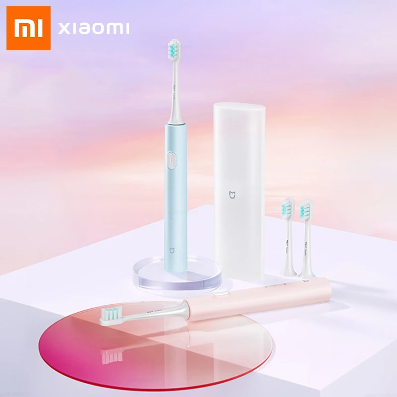 

Xiaomi Mijia Sonic Electric Toothbrush T200C Portable Rechargeable Whitening Teeth IPX7 Waterproof Travel Set Ultrasonic Cleaner