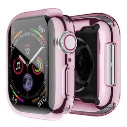 Premium TPU Bumper Screen Protector for Apple Watch - Ultra Durable Cover Accessories for Maximum Protection (Pink)