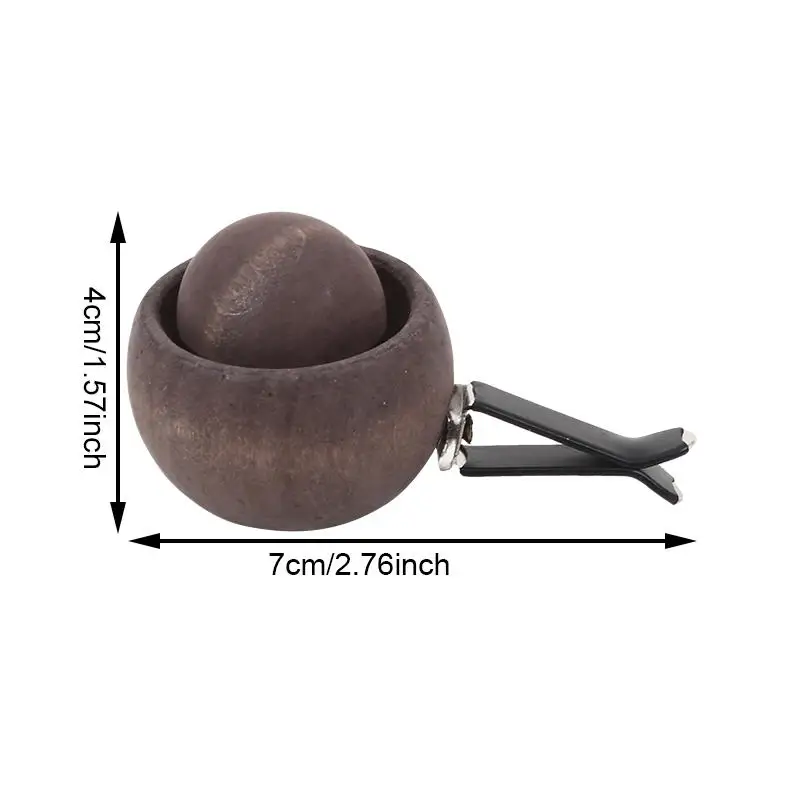 Spherical Wooden Essential Oil Diffuser - Elegant Natural Fragrance Decor