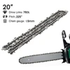 20 Inch Chainsaw Chain 76 Knots Alloy Steel Replacement Chain Sharp Heavy Duty Lumber Cutting Attachment 1