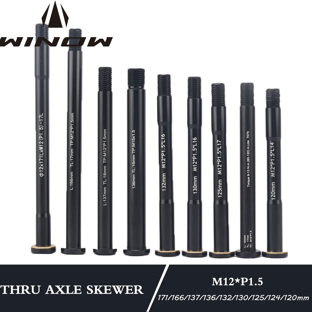 

Шпажки Winow для велосипеда с сквозной осью, 12 мм, колеса вал втулки 12x148 12x142, рама для горного и шоссейного велосипеда, велосипедные аксессуары