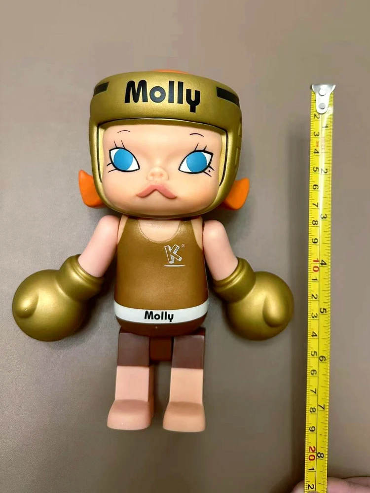 

Vintage Molly Boxing Extra Size Figure Purple Dinosaur Figure Toys Designer Cute Molly Doll Art Toy Special for Collector