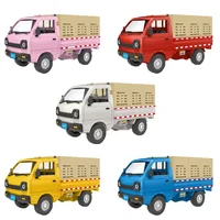 2024 1:16 Wpl D12 Remote Control Electric Toys Rc Car Wuling Hongguang Simulation Drift Climbing Truck Led Light Cargo Children 2