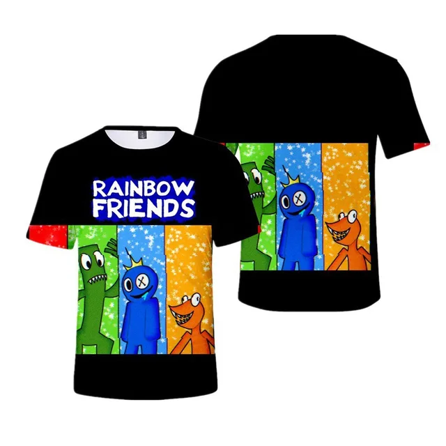 Rainbow Friends characters faces in grid.. Blue Roblox Rainbow Friends  Characters, roblox, video game. Halloween Essential T-Shirt for Sale by  Mycutedesings-1