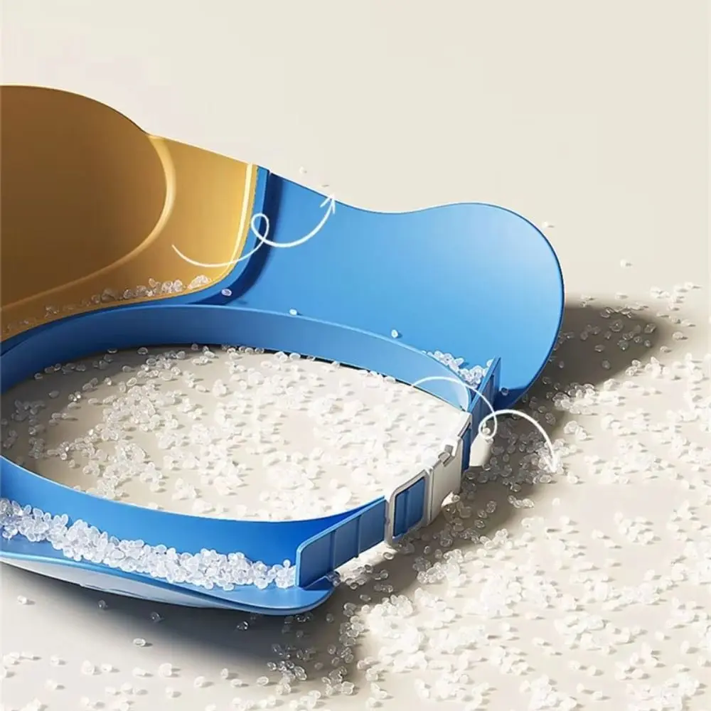 Cute Animal Shape Baby Shower Cap Adjustable Eye Ear Protection Baby Shampoo Cap Waterproof Soft Children's Bath Cap For