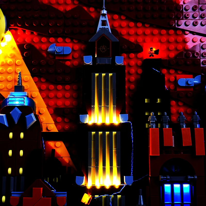 DIY RC LED Light Kit For LEGO 76271 The Animated Series Gotham City  (Only LED Light,Without Blocks Model) 5