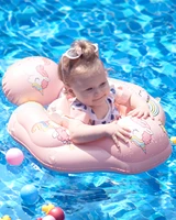 Baby Swimming Float Inflatable Dropshipping Baby Float with Canopy Infant Floating Ring Swimming Chest Floater Float Trainer 2