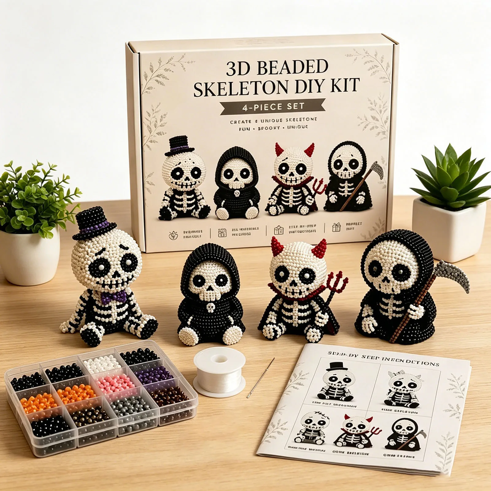 수제 비즈 아트 모자이크 키트 부드럽고 내마모성이 뛰어난 작은 3D 비즈 DIY 키트 성인용 홈 데코레이션 쥬얼리 제작 용품